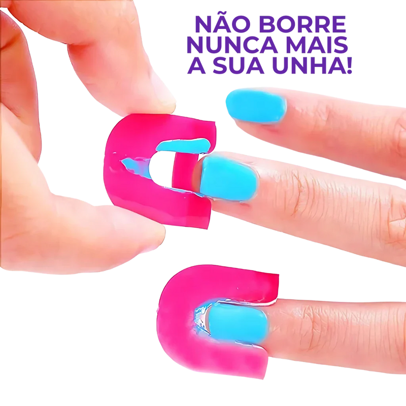 Kit para Unhas sem Borrar - Pinte com Precisão e Facilidade!