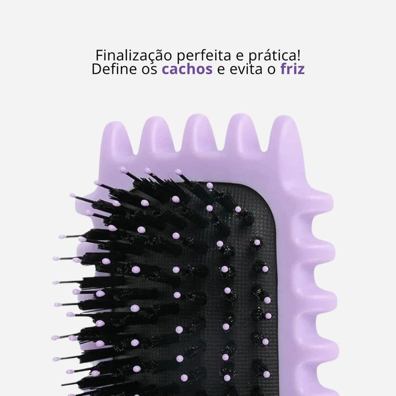 Escova Mágica de Fitagem para Cachos - CachoPerfeito™ [COMPRE 1 & LEVE 2] + Brinde