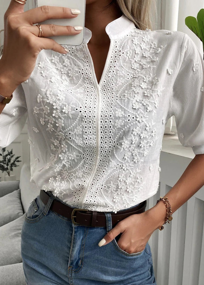 Blusa Feminina Elegante em Laise