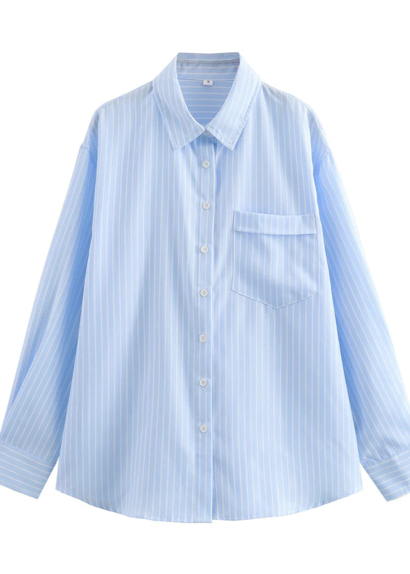 Camisa Feminina Manga Longa Listrada