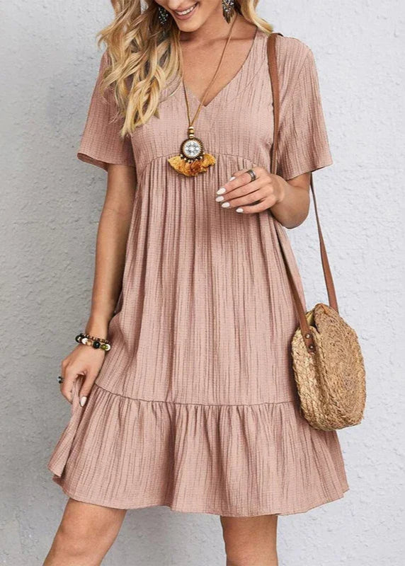 Vestido Feminino Soltinho Decote em V