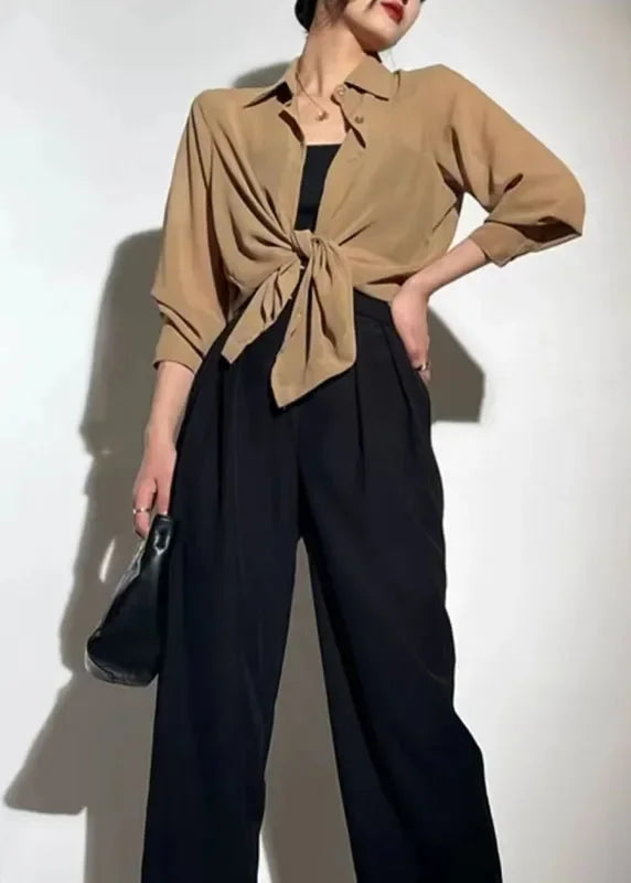 Camisa Feminina Transparente Manga Longa