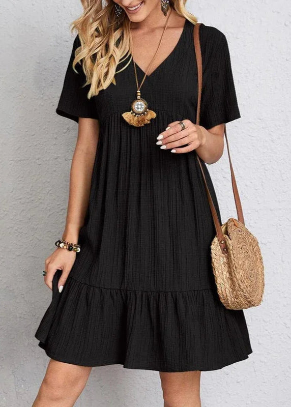 Vestido Feminino Soltinho Decote em V