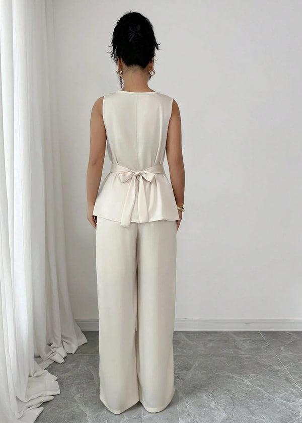 Conjunto Feminino Blusa e Calça Elegante