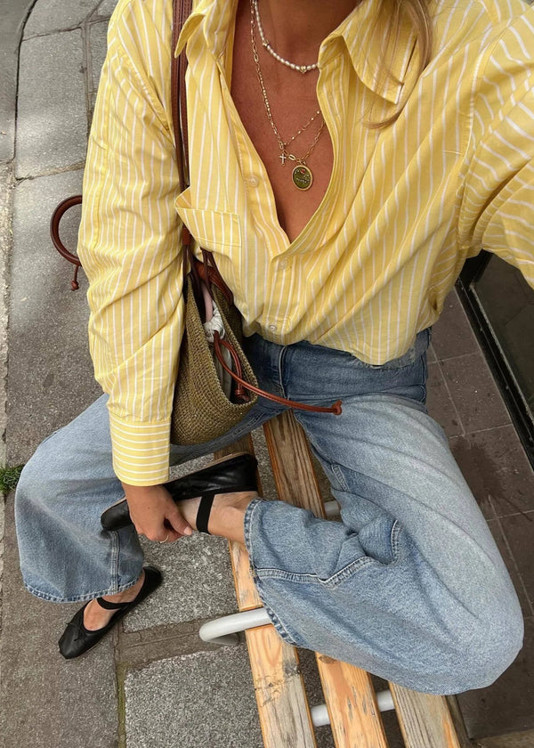 Camisa Feminina Manga Longa Listrada