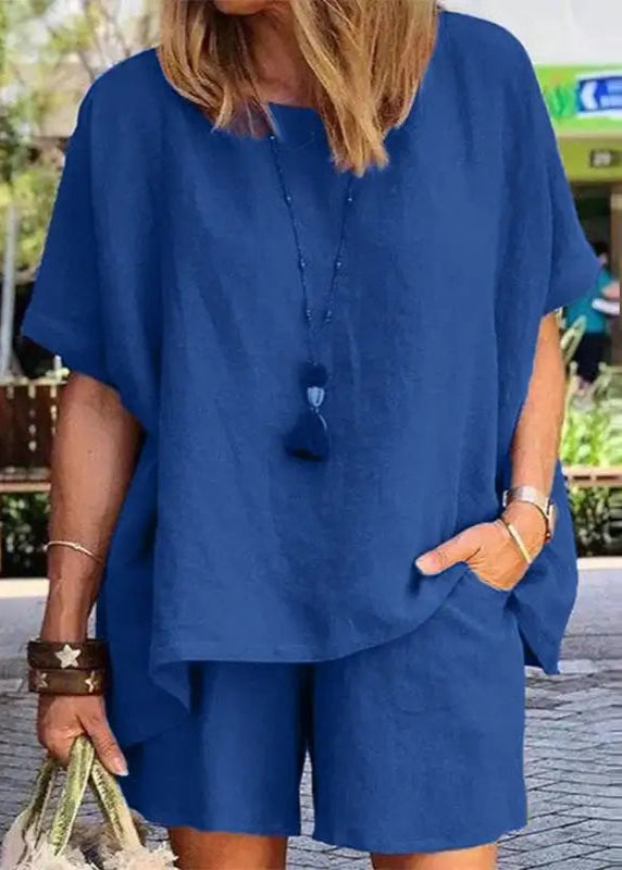 Conjunto Feminino Camisa e Short de Verão