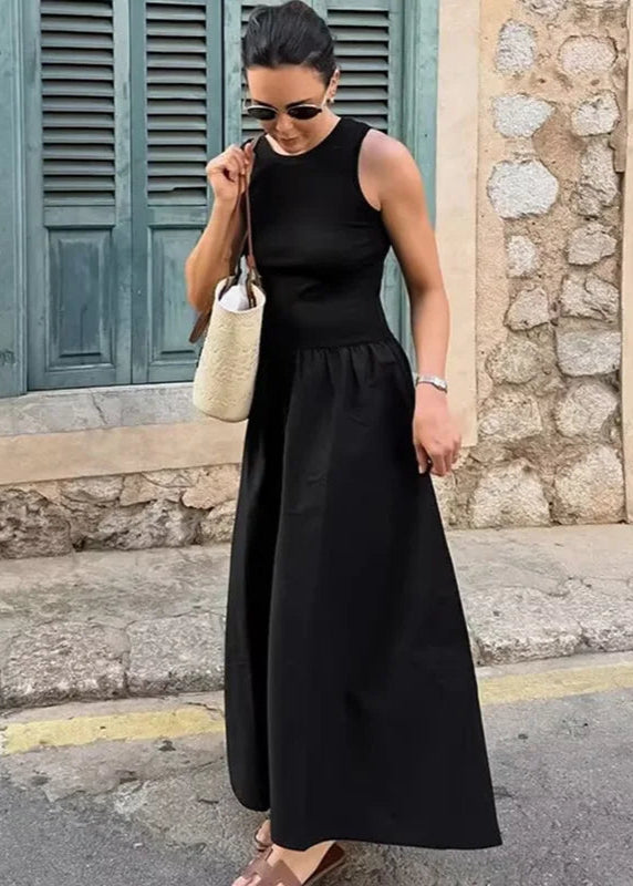 Vestido Feminino Longo sem Manga