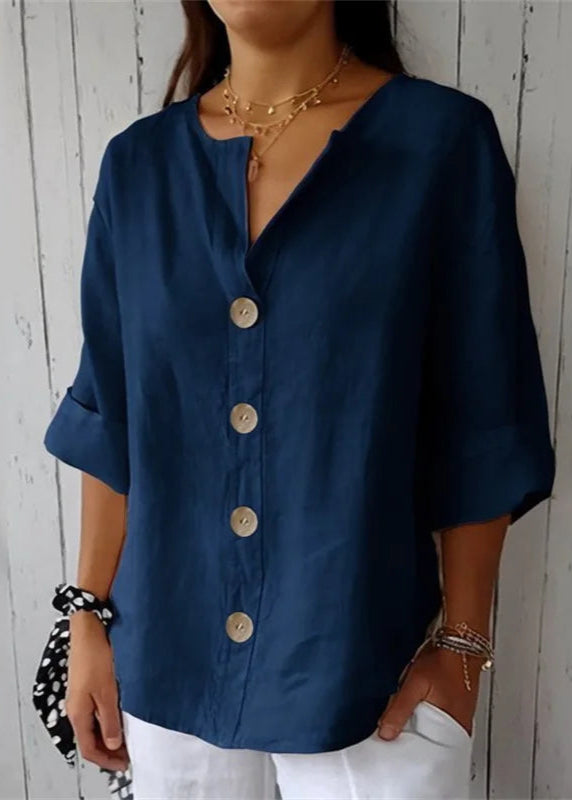 Blusa Feminina Bata de Linho