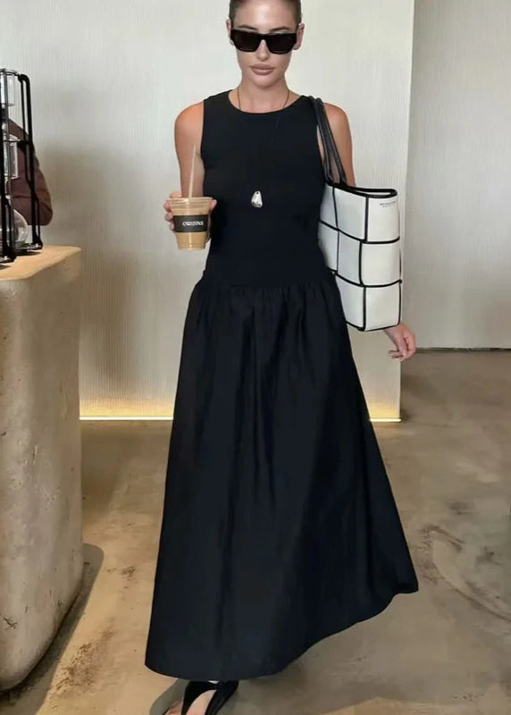 Vestido Feminino Longo sem Manga