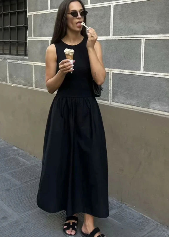 Vestido Feminino Longo sem Manga