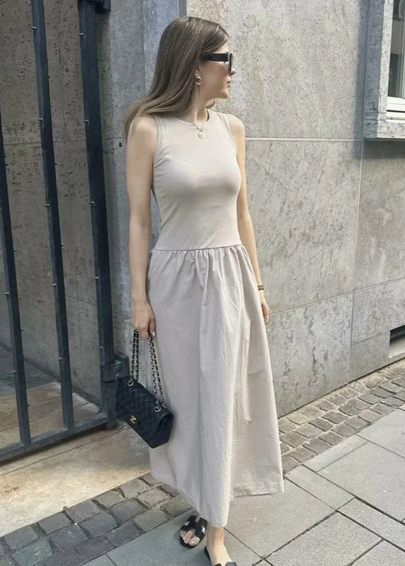 Vestido Feminino Longo sem Manga