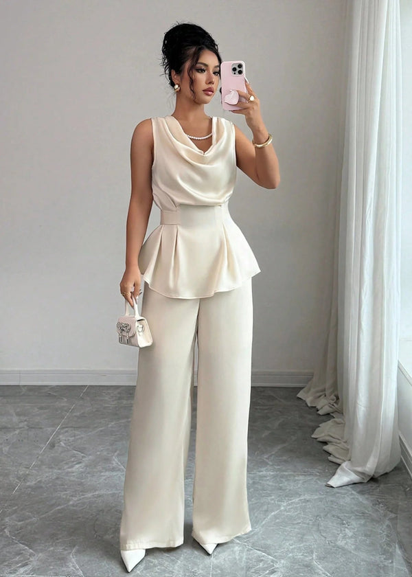 Conjunto Feminino Blusa e Calça Elegante