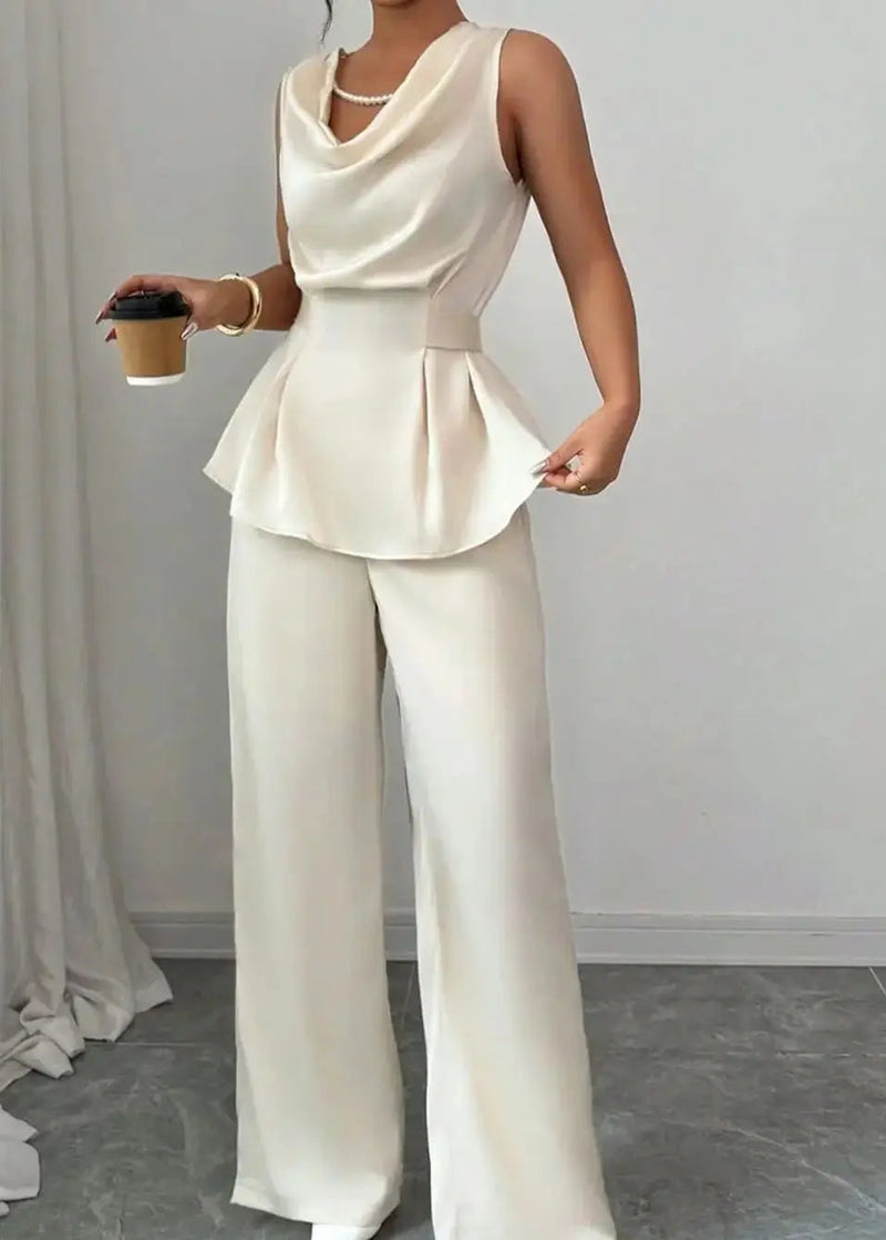 Conjunto Feminino Blusa e Calça Elegante