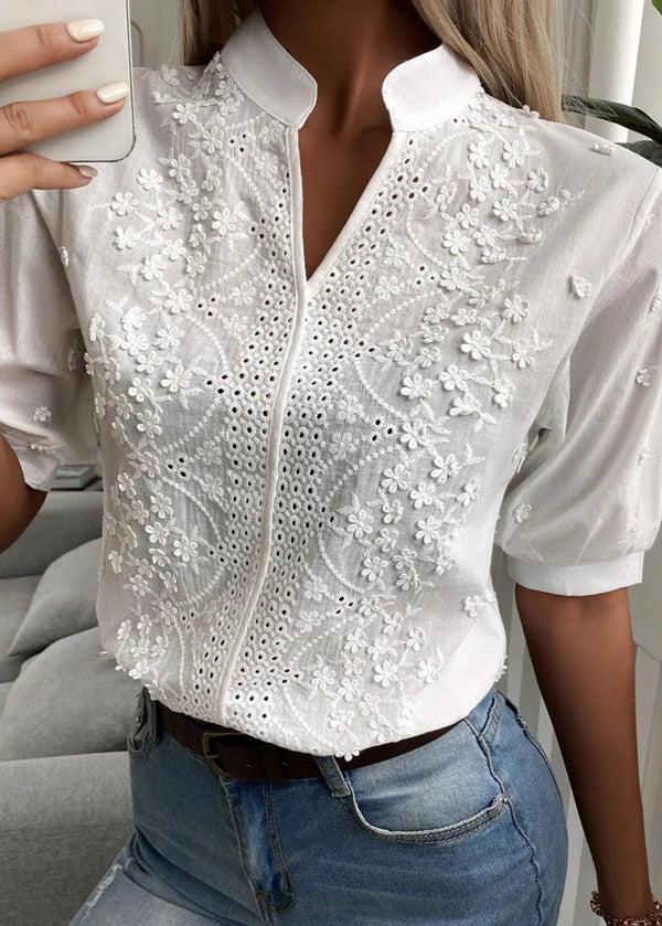 Blusa Feminina Elegante em Laise