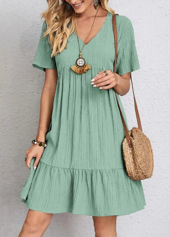 Vestido Feminino Soltinho Decote em V