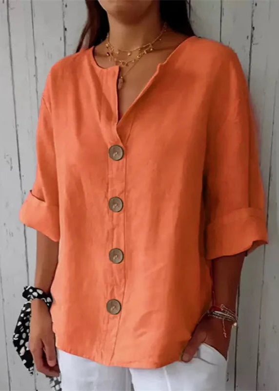 Blusa Feminina Bata de Linho