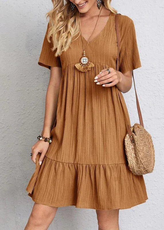 Vestido Feminino Soltinho Decote em V