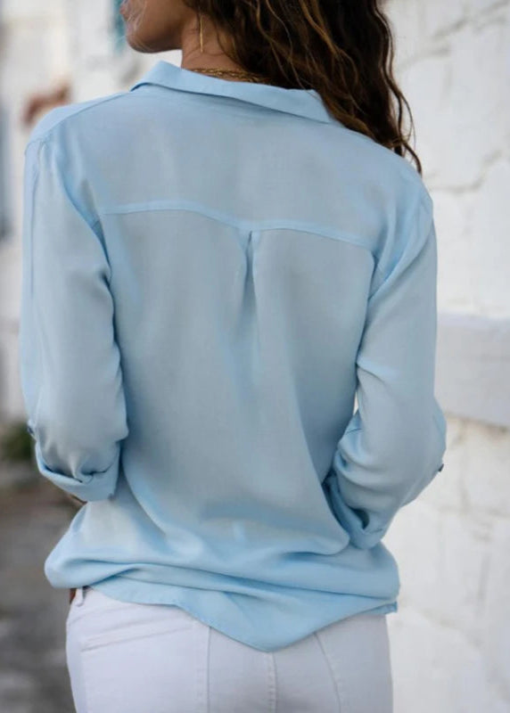 Camisa Feminina Manga Longa Casual