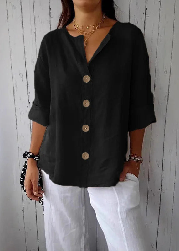 Blusa Feminina Bata de Linho