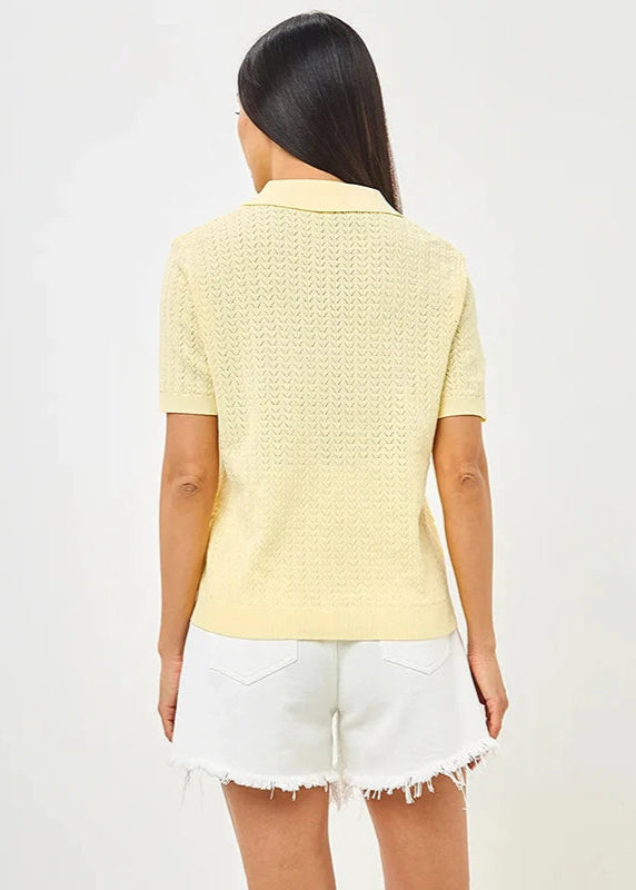 Blusa Feminina Gola Polo Meia Manga