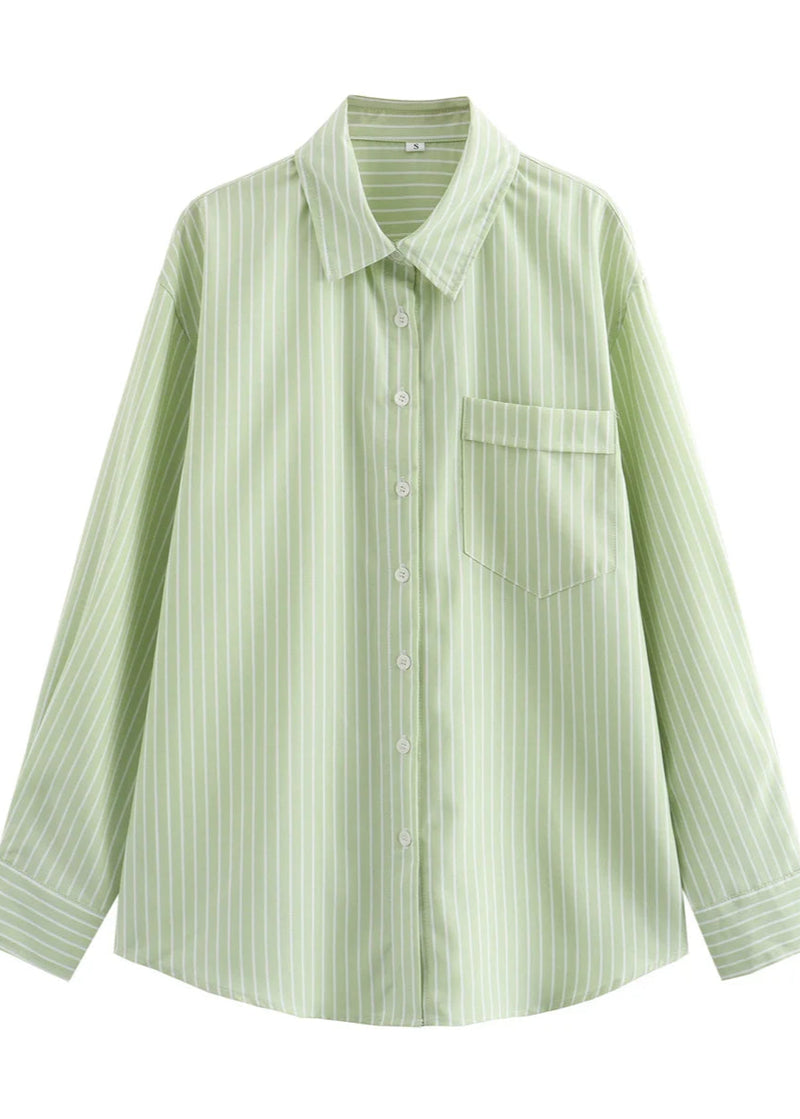 Camisa Feminina Manga Longa Listrada