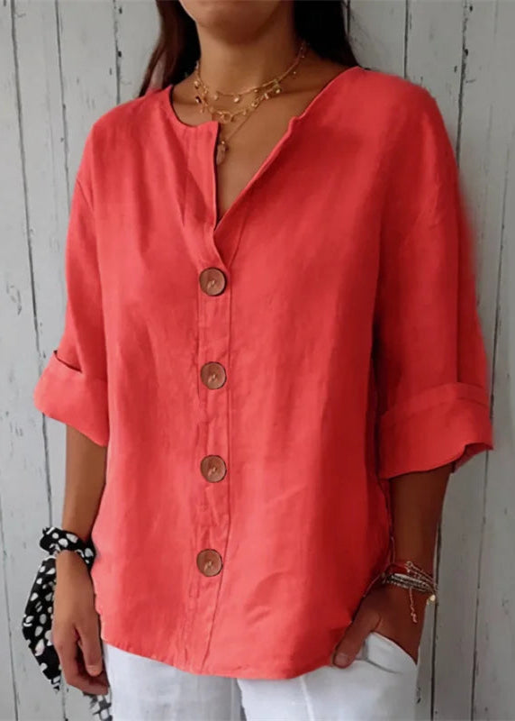 Blusa Feminina Bata de Linho