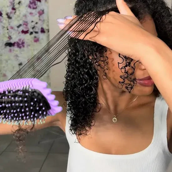 Escova Mágica de Fitagem para Cachos - CachoPerfeito™ [COMPRE 1 & LEVE 2] + Brinde
